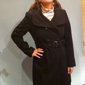 Guess Wool Blend Dress Coat size M